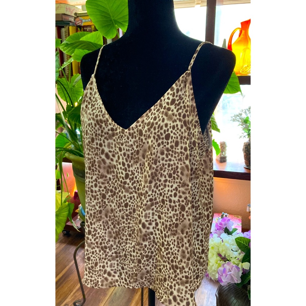 Leopard Print Camisole A New Day XL NWOT